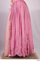  Photos Woman in Historical Dress 76 historical clothing lower body pink skirt summer dress 0003.jpg